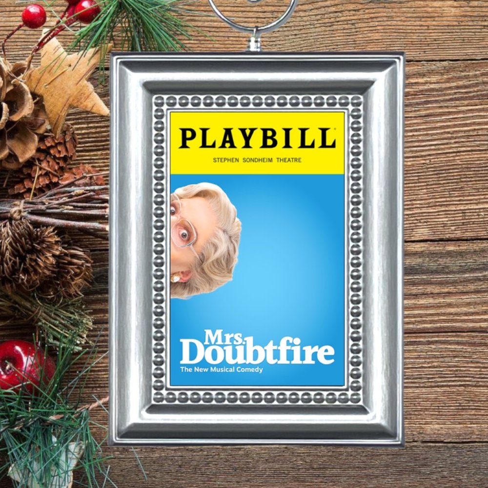 Mrs Doubtfire‎ Broadway Musical Playbill Christmas Tree Ornament